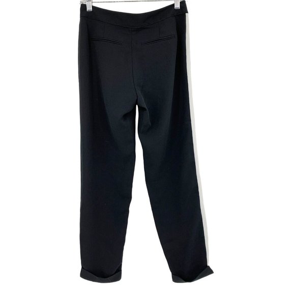 NWT Buffalo David Bitton Black Pants - Women's Size 0 - WB1139 White Side Stripe - Picture 5 of 5